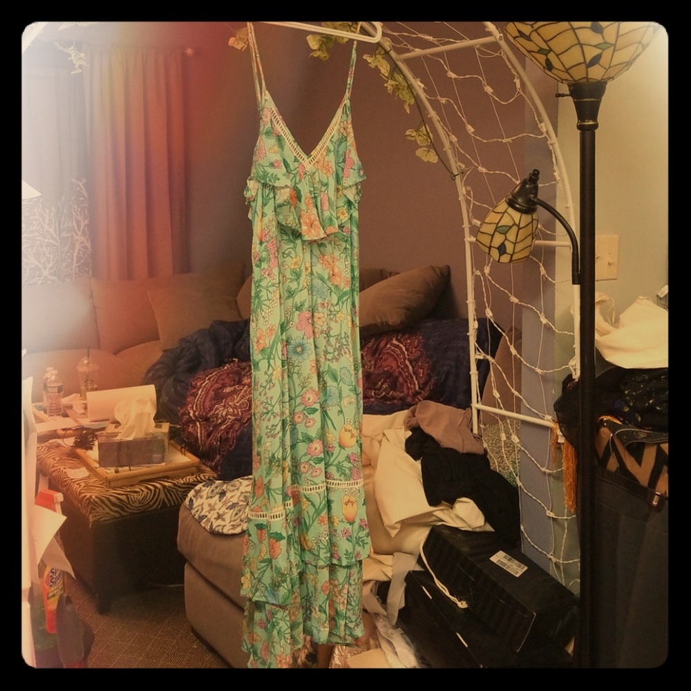 ONHOLD! *FOR MIA ONLY!* SPELL Sayulita Frill Maxi